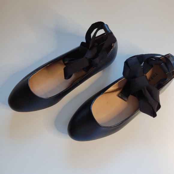 7W Torrid Wide Black Ballet Flats Shoes - Picture 2 of 9